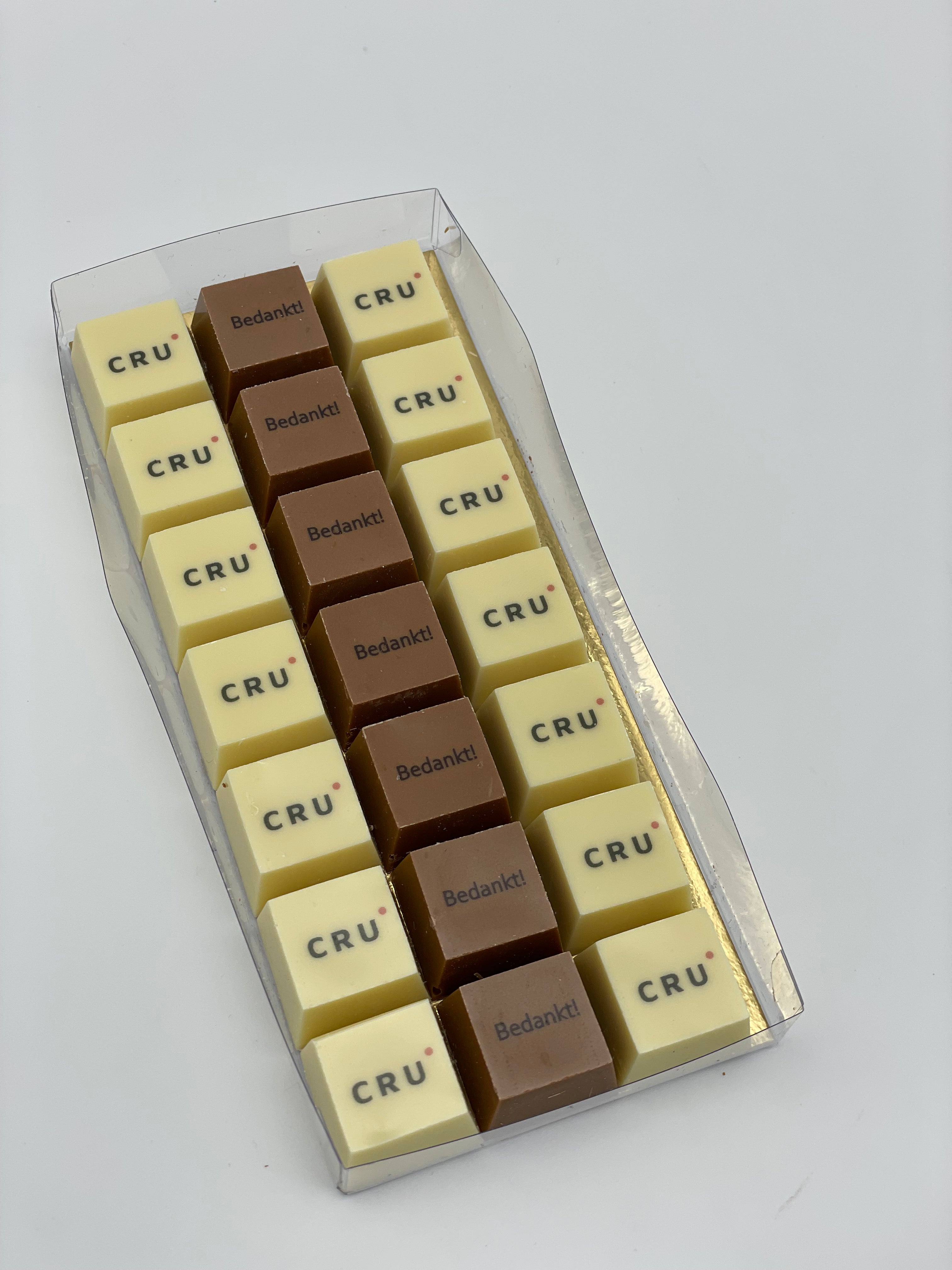 Geschenkdoosje met 21 pralines 10st