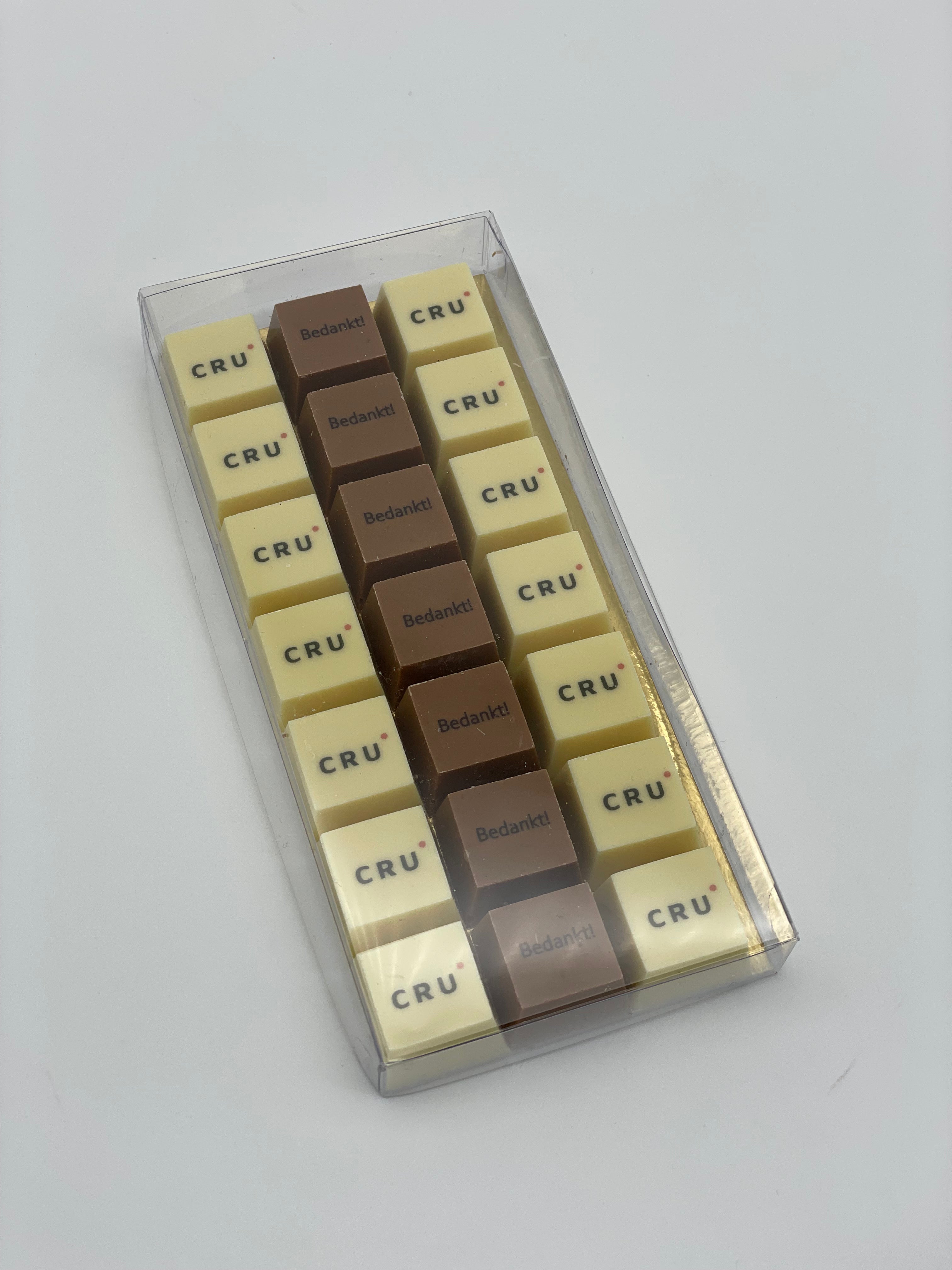 Geschenkdoosje met 21 pralines 10st