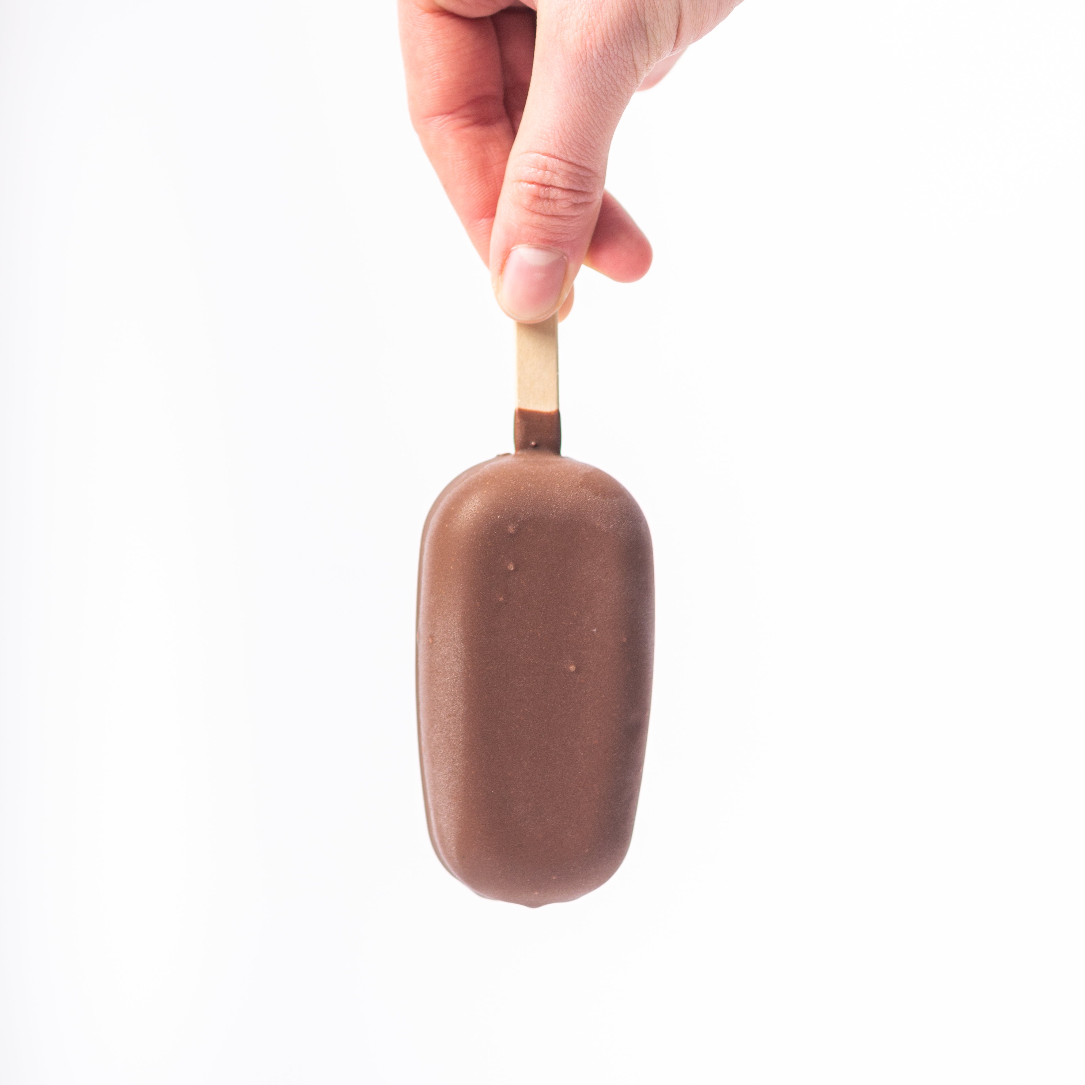Vanille frisco omhuld met fondant chocolade 4st.
