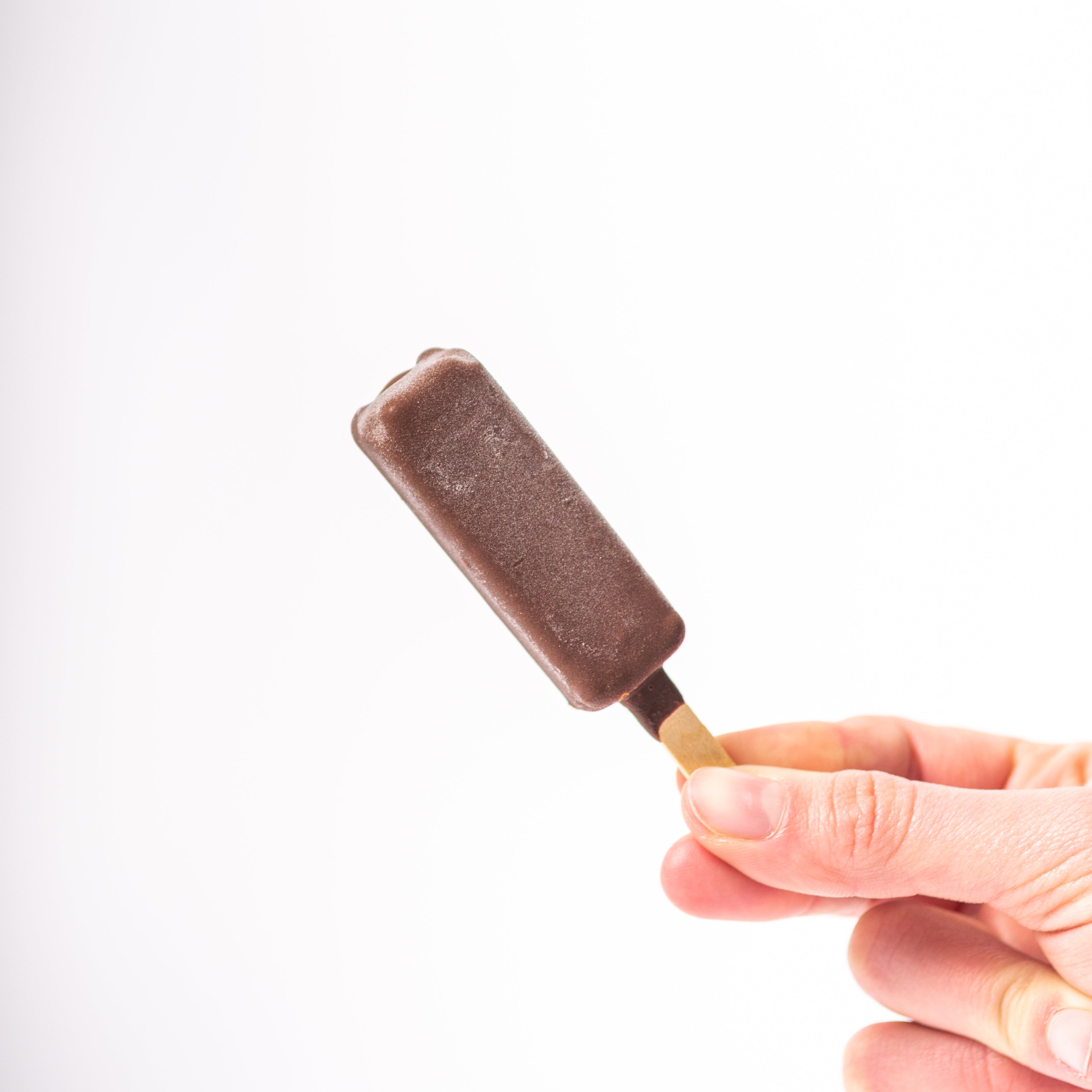 Mini frisco vanille omhuld met fondant chocolade 12st.